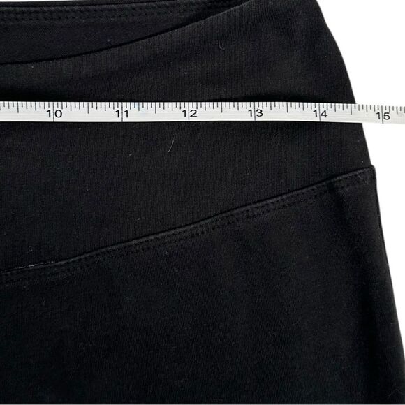Blue Canoe Black Organic Cotton Crop Ankle Skinny Pull-On leggings Womens Small - Picture 7 of 9